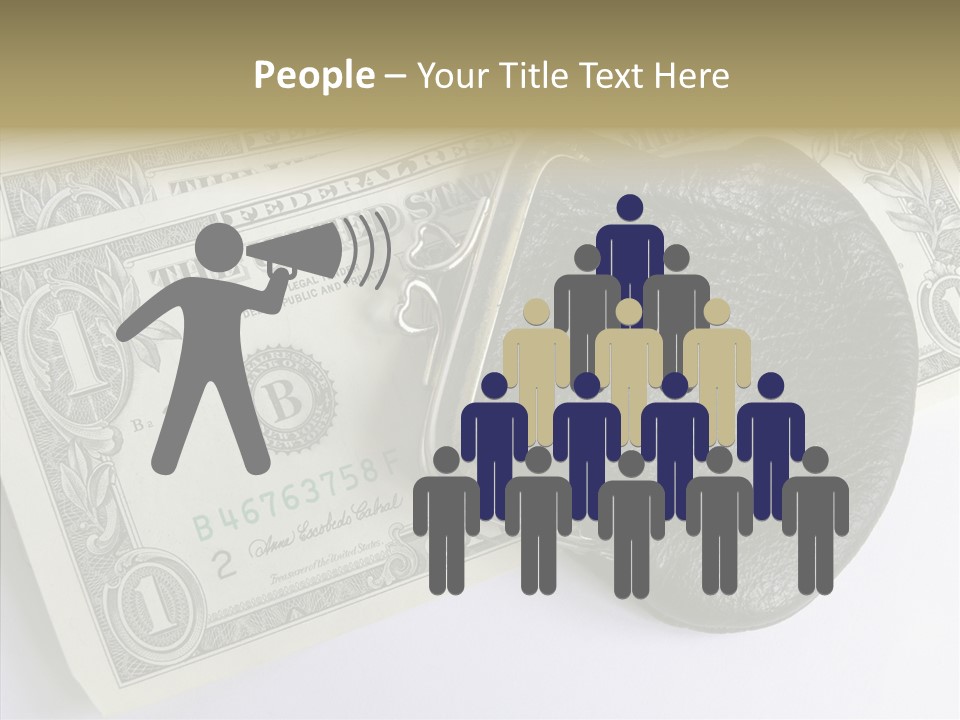 Pocket Money Roll PowerPoint Template