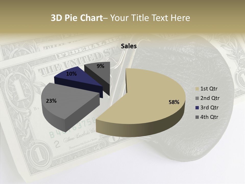 Pocket Money Roll PowerPoint Template