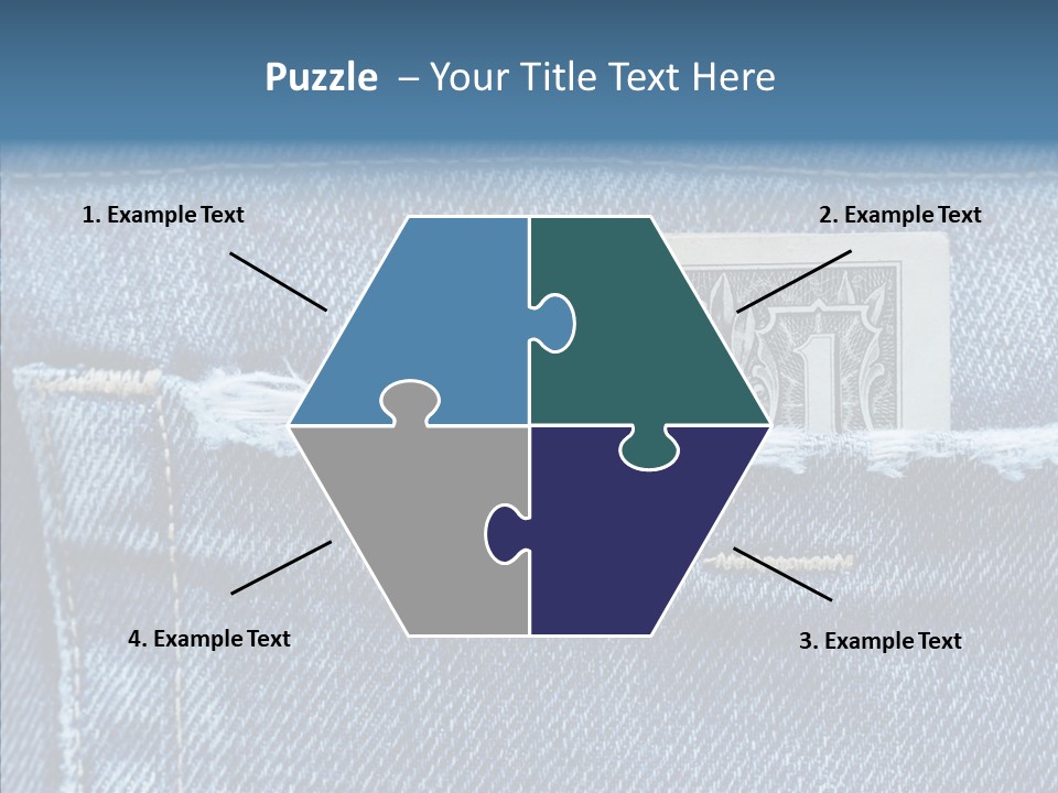 American Jeans Cloth PowerPoint Template