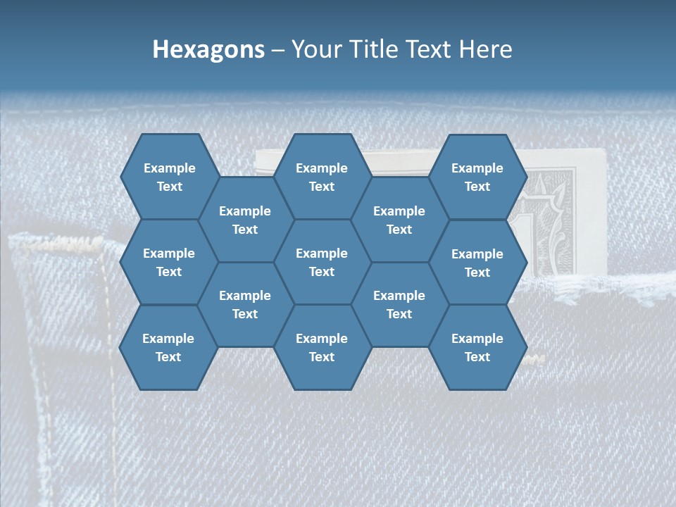 American Jeans Cloth PowerPoint Template