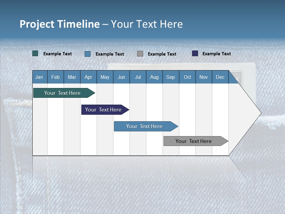 American Jeans Cloth PowerPoint Template