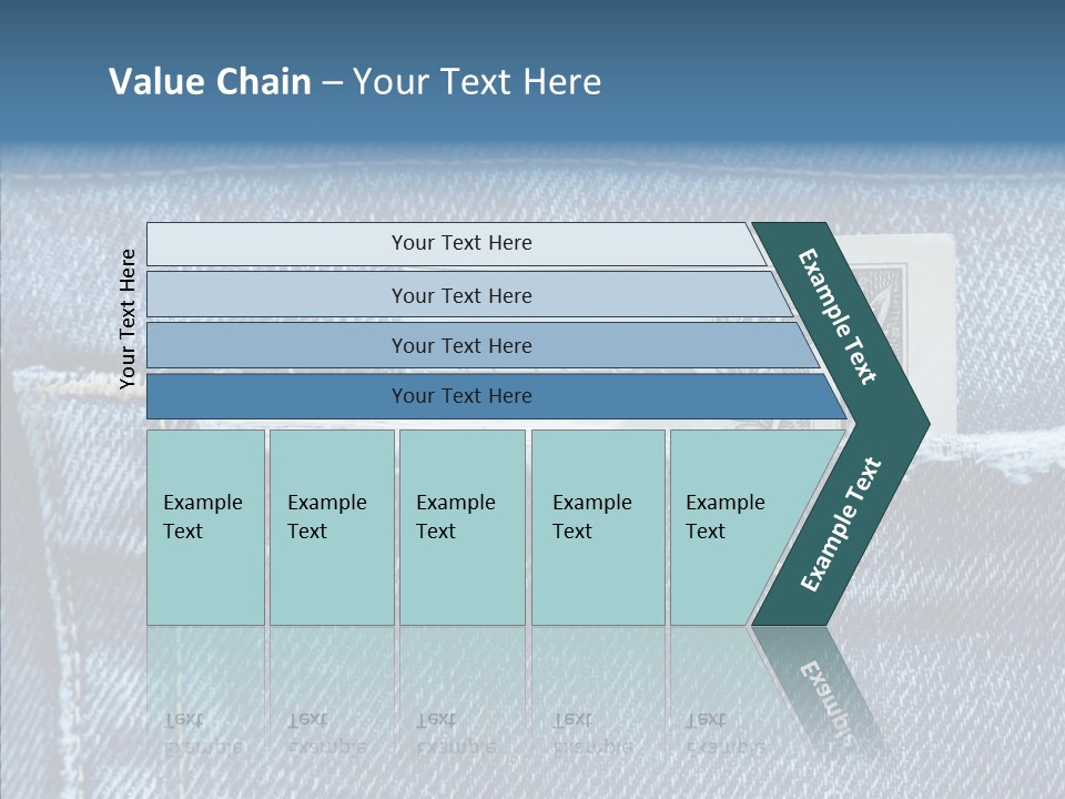 American Jeans Cloth PowerPoint Template