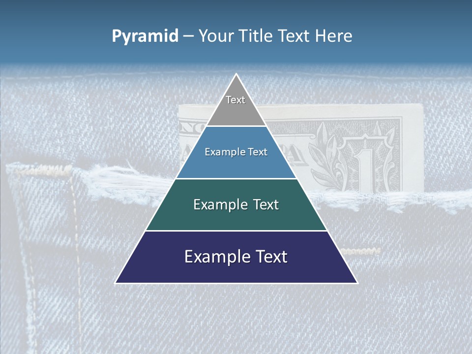 American Jeans Cloth PowerPoint Template