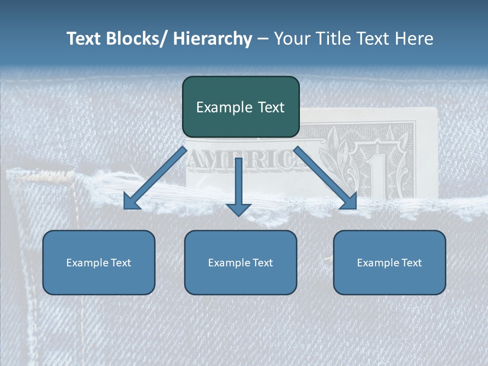 American Jeans Cloth PowerPoint Template