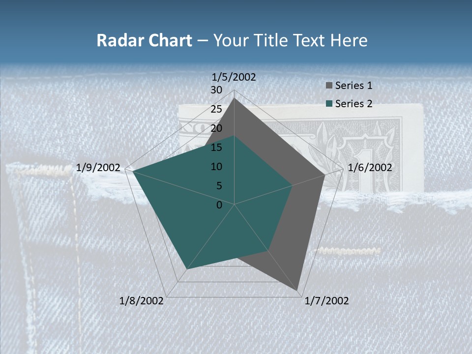 American Jeans Cloth PowerPoint Template