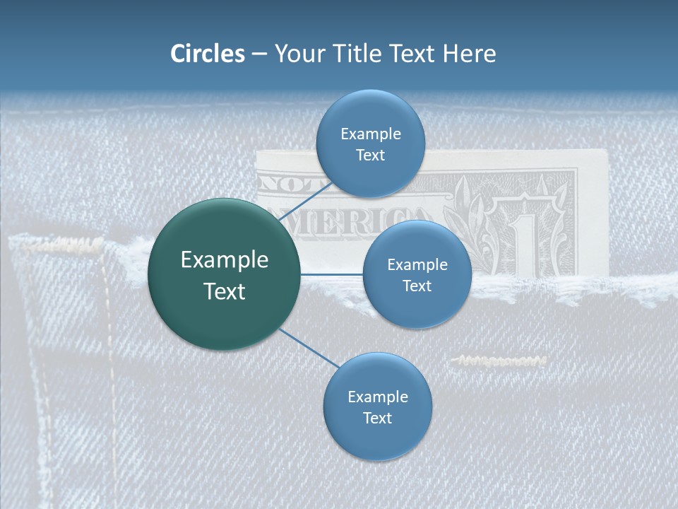 American Jeans Cloth PowerPoint Template