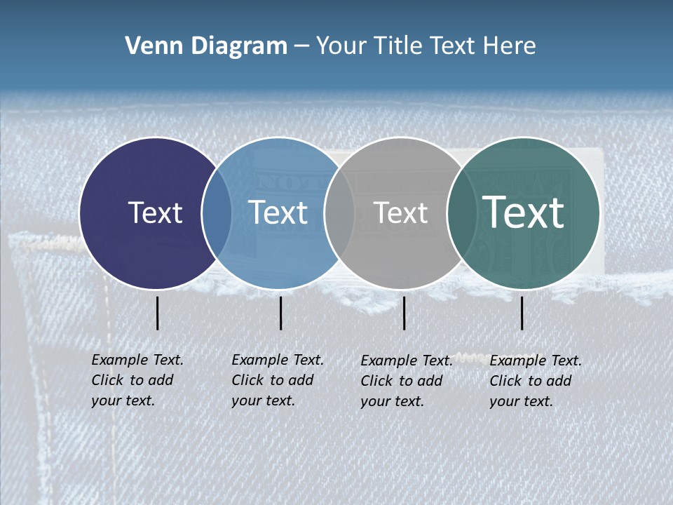 American Jeans Cloth PowerPoint Template