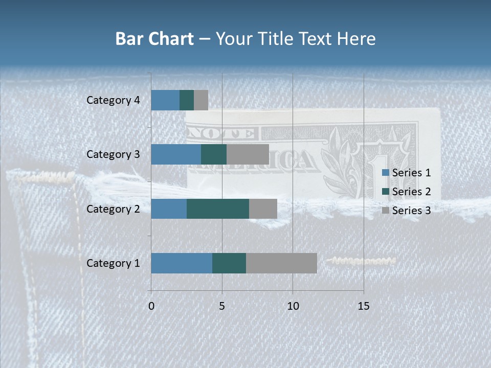 American Jeans Cloth PowerPoint Template