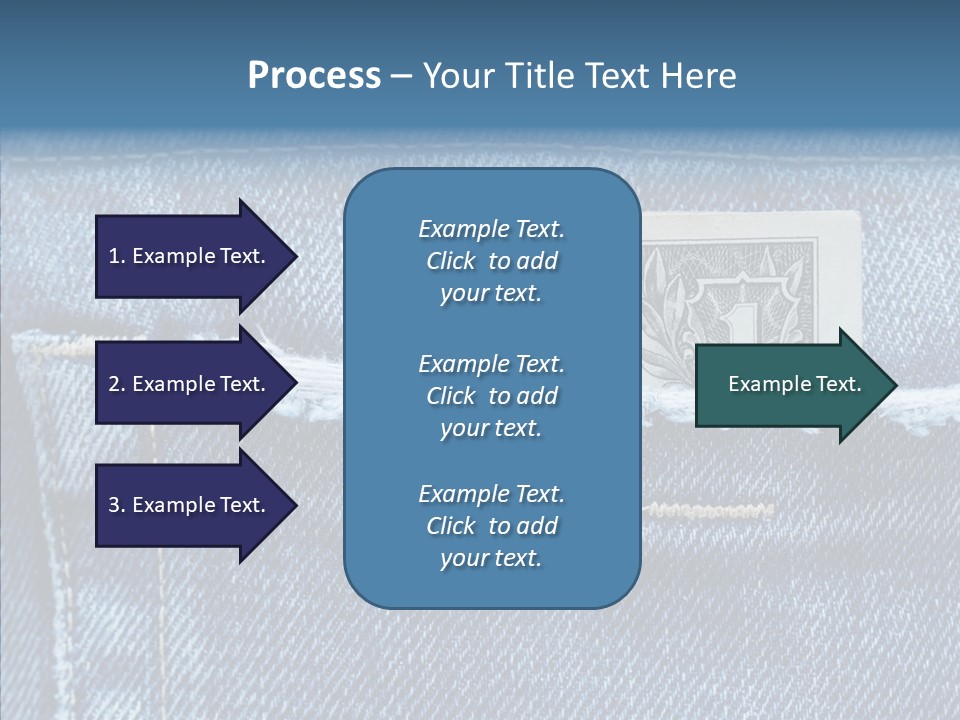 American Jeans Cloth PowerPoint Template