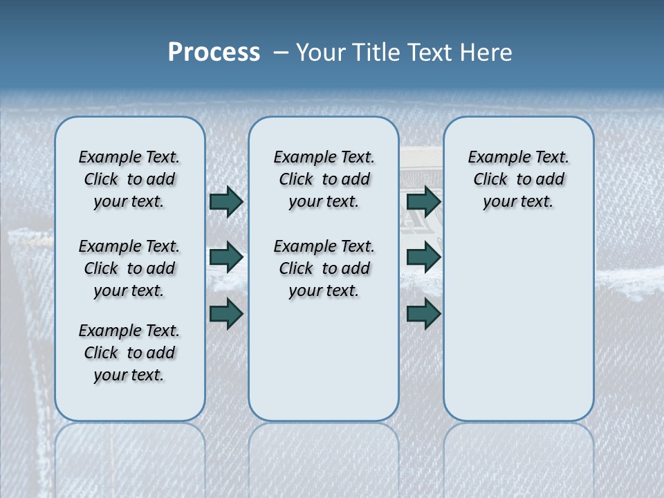 American Jeans Cloth PowerPoint Template