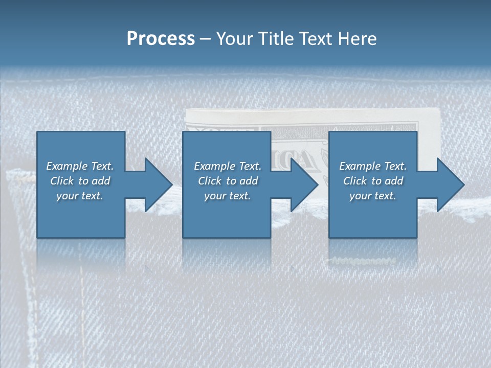 American Jeans Cloth PowerPoint Template