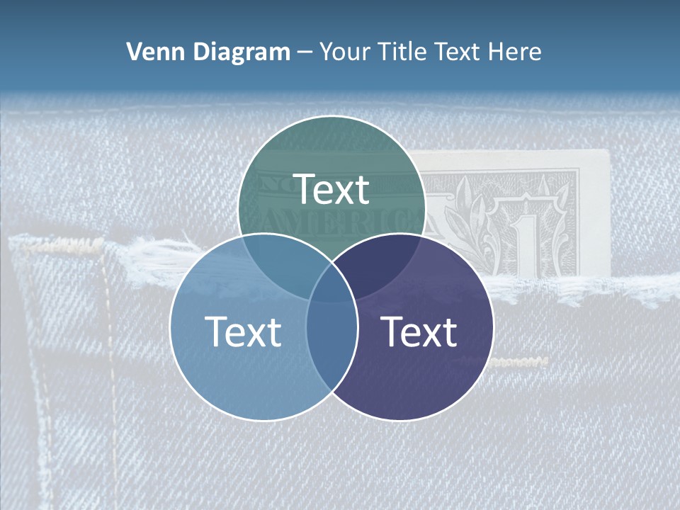 American Jeans Cloth PowerPoint Template