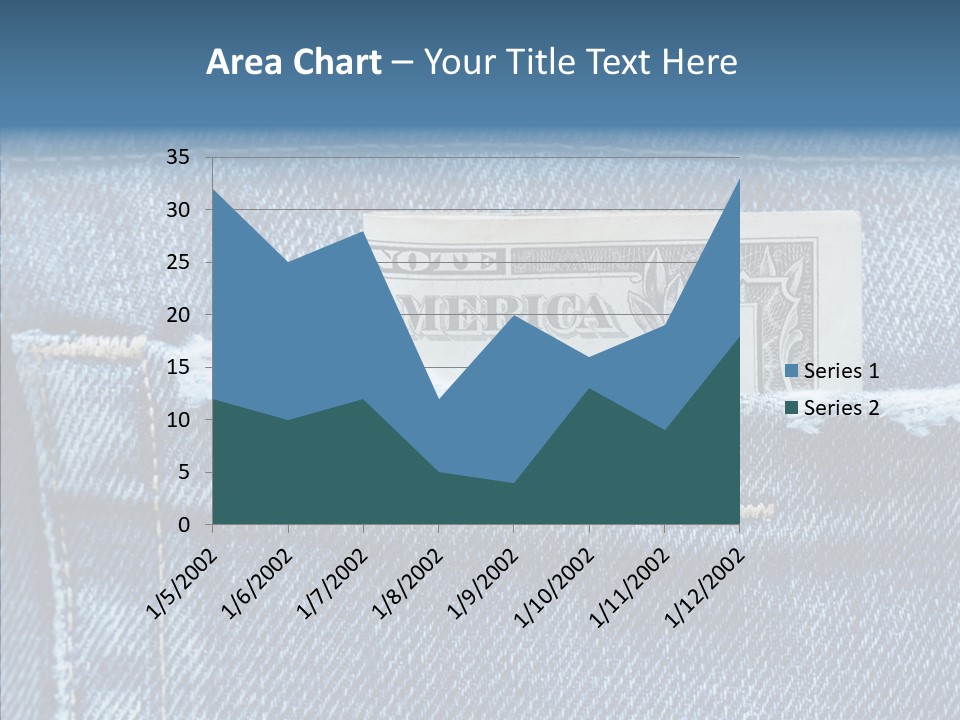 American Jeans Cloth PowerPoint Template