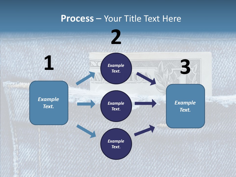 American Jeans Cloth PowerPoint Template