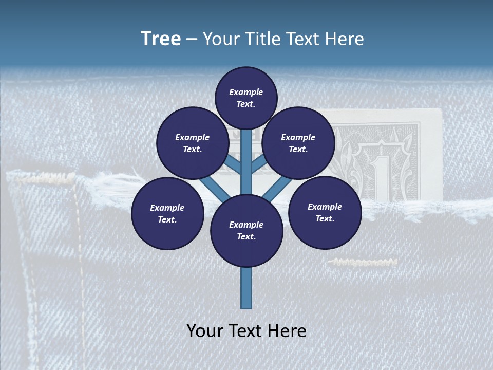 American Jeans Cloth PowerPoint Template