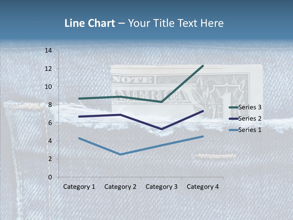 American Jeans Cloth PowerPoint Template