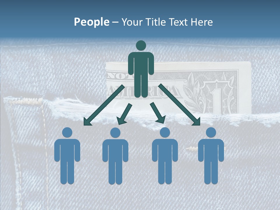 American Jeans Cloth PowerPoint Template