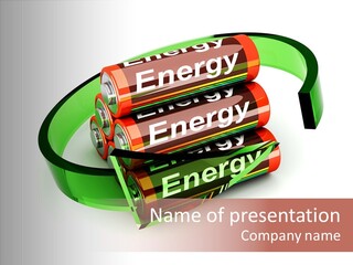 Electric Fuel Repeat PowerPoint Template