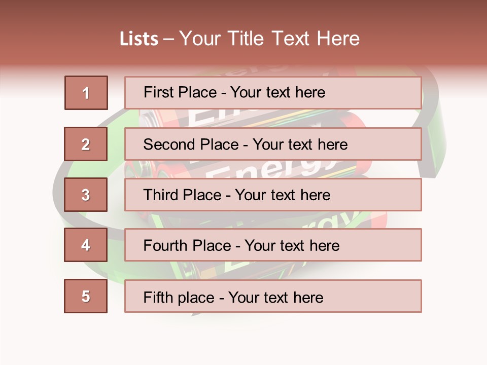 Electric Fuel Repeat PowerPoint Template