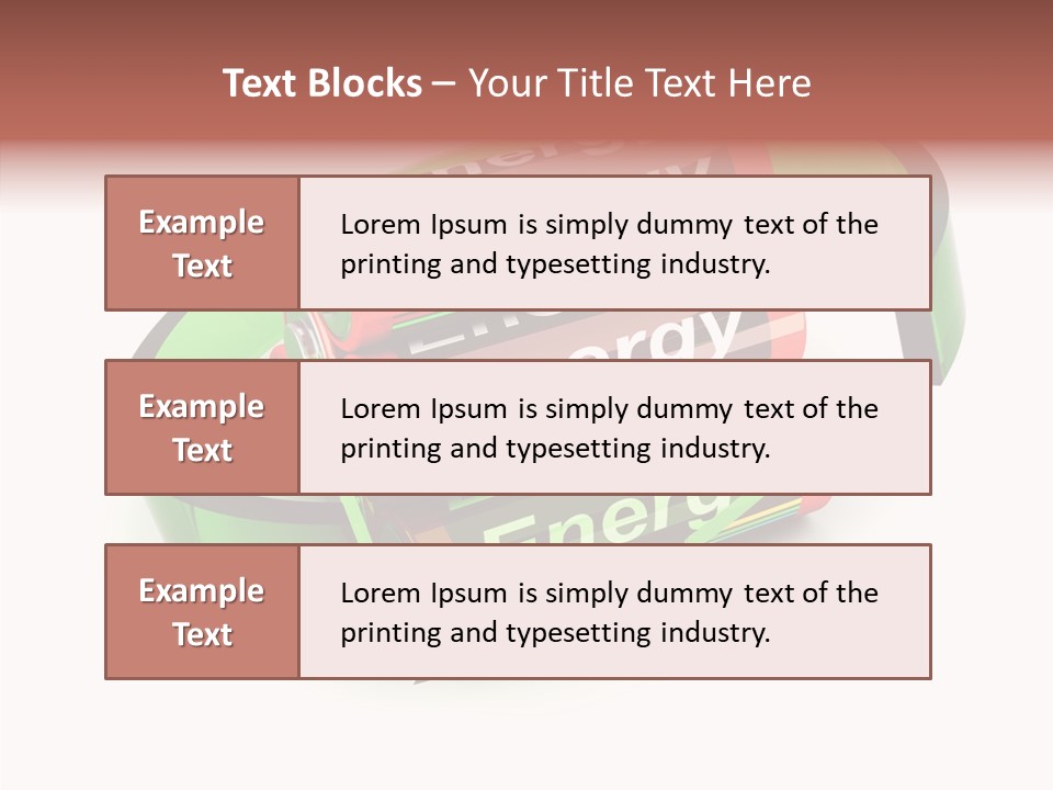 Electric Fuel Repeat PowerPoint Template