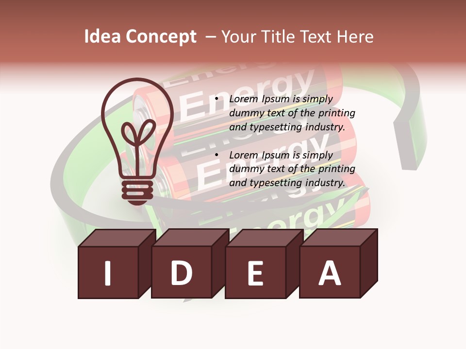 Electric Fuel Repeat PowerPoint Template