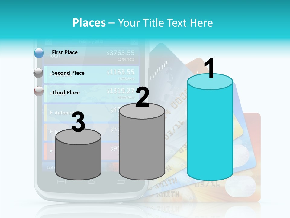 Financial Business White PowerPoint Template