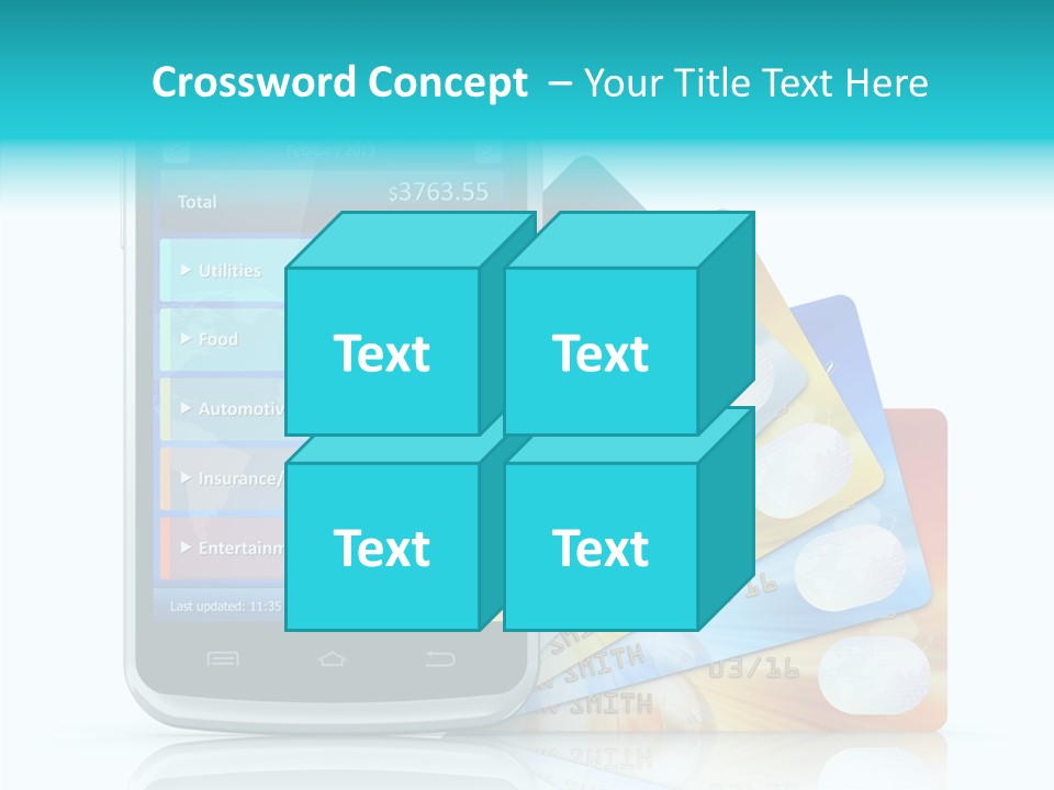 Financial Business White PowerPoint Template
