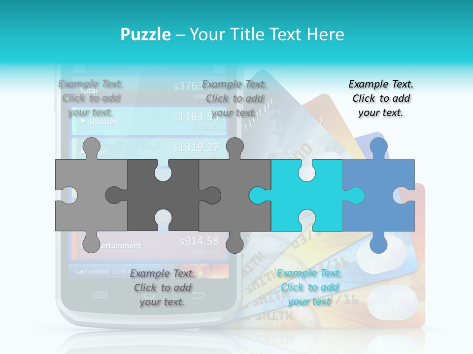 Financial Business White PowerPoint Template