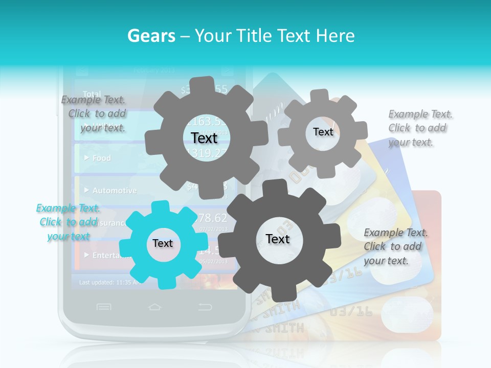 Financial Business White PowerPoint Template