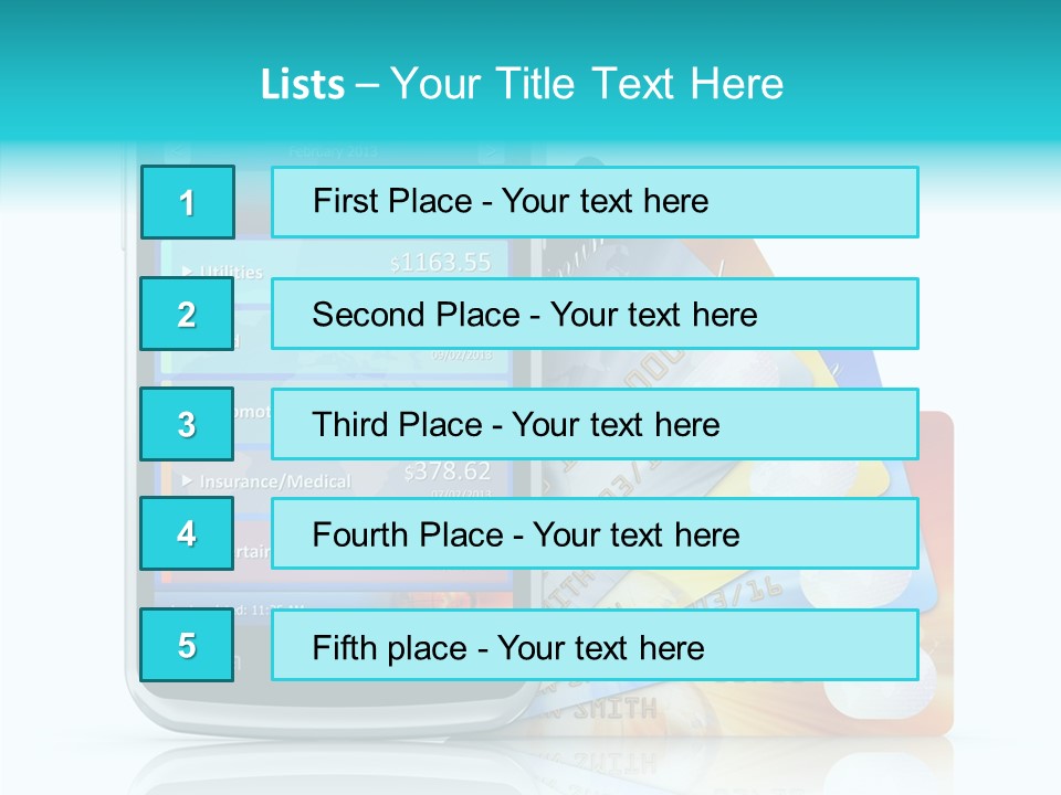 Financial Business White PowerPoint Template