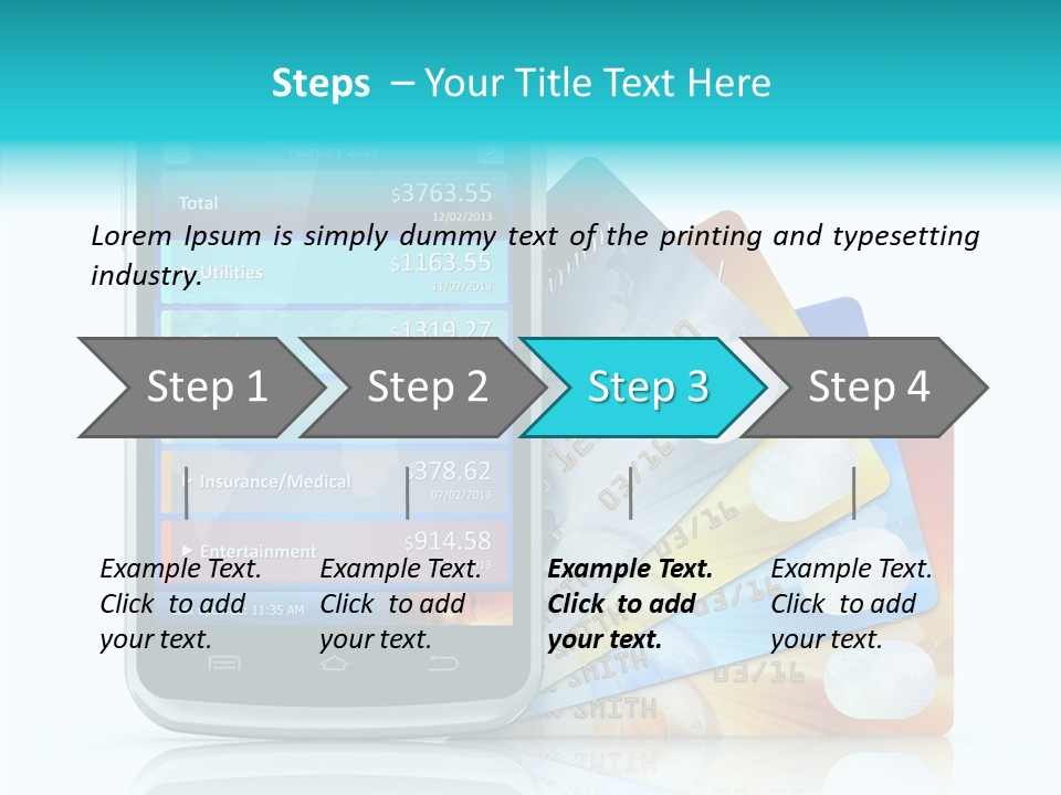 Financial Business White PowerPoint Template