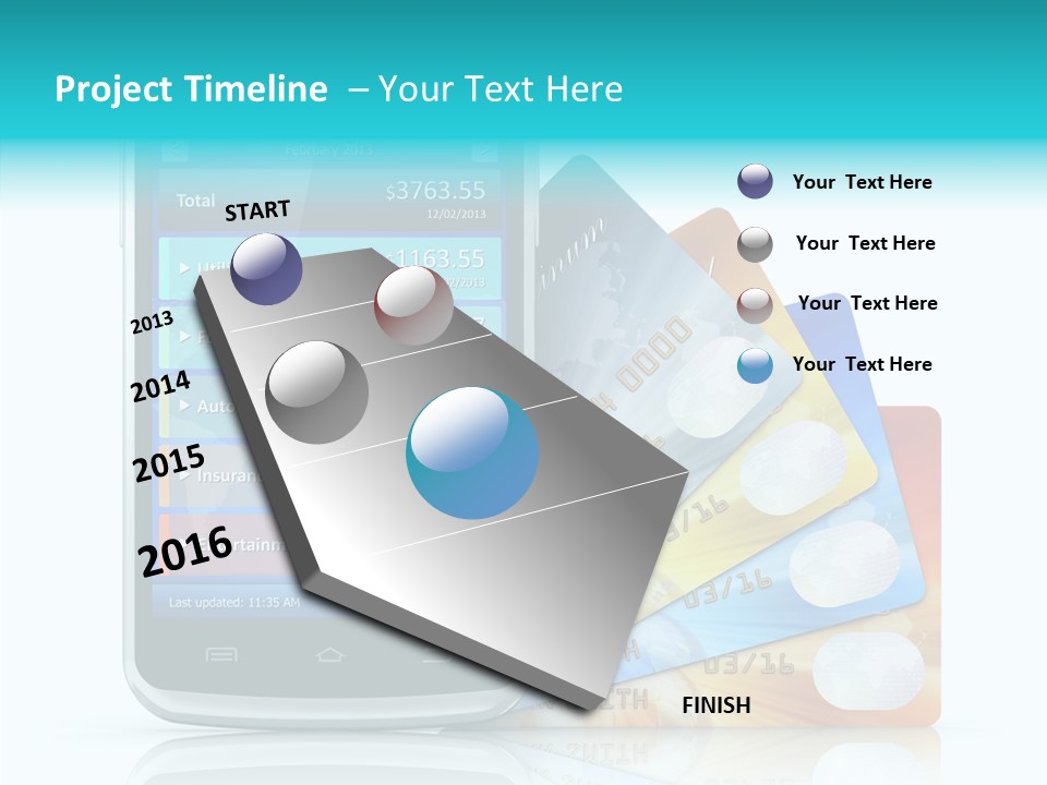 Financial Business White PowerPoint Template