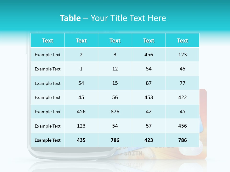 Financial Business White PowerPoint Template