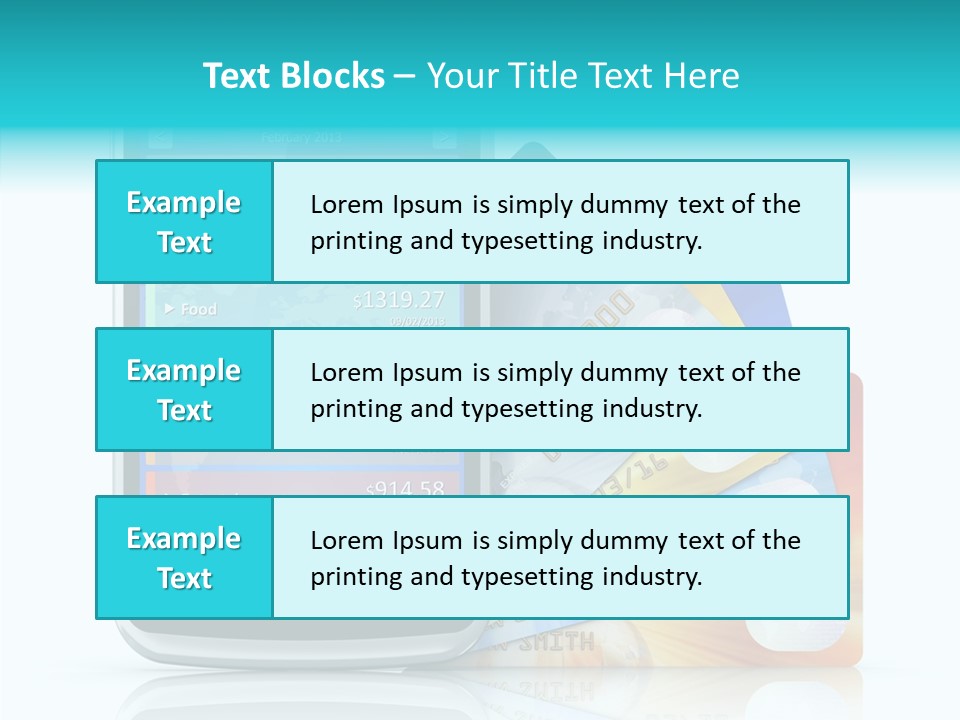 Financial Business White PowerPoint Template