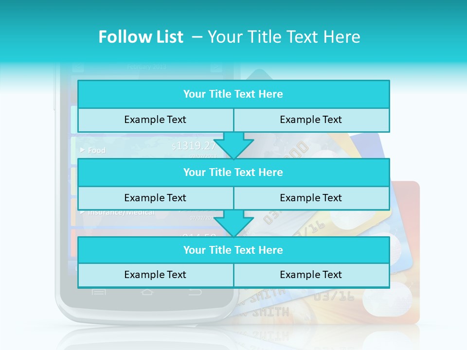 Financial Business White PowerPoint Template