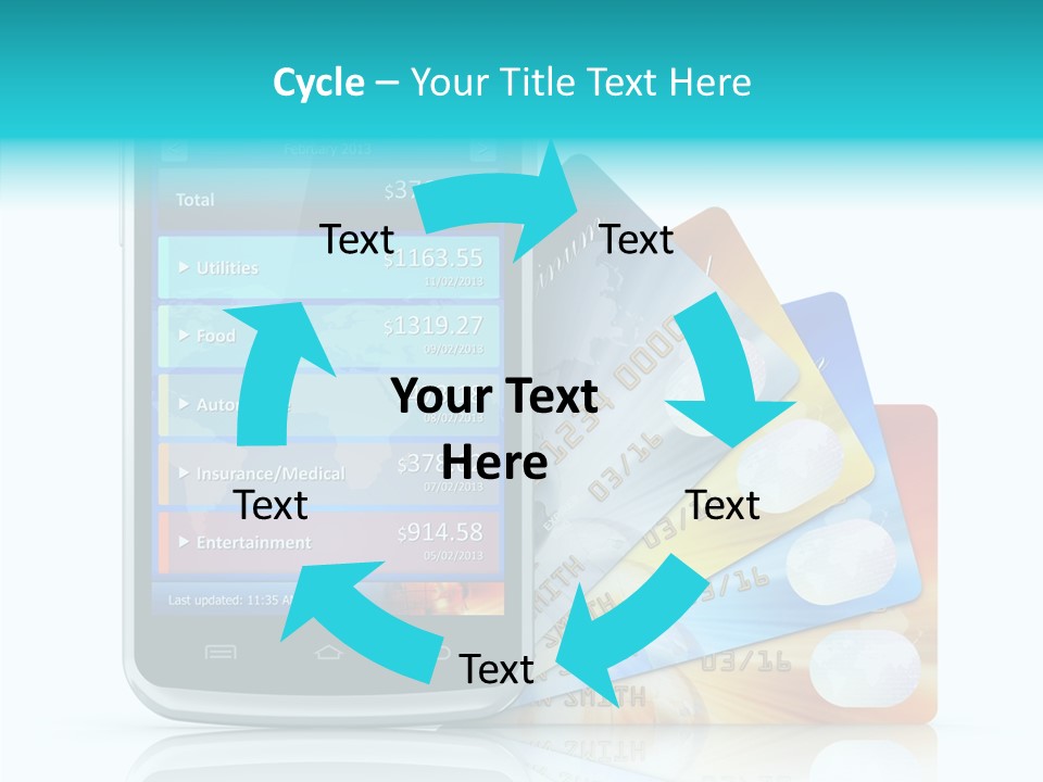 Financial Business White PowerPoint Template