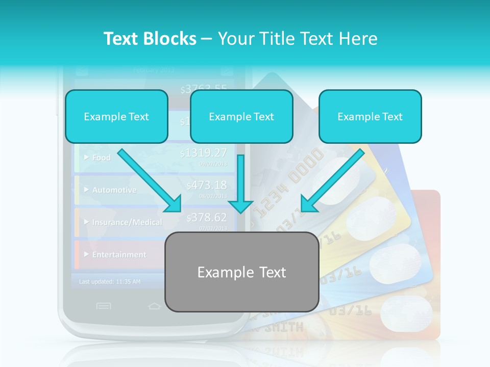 Financial Business White PowerPoint Template