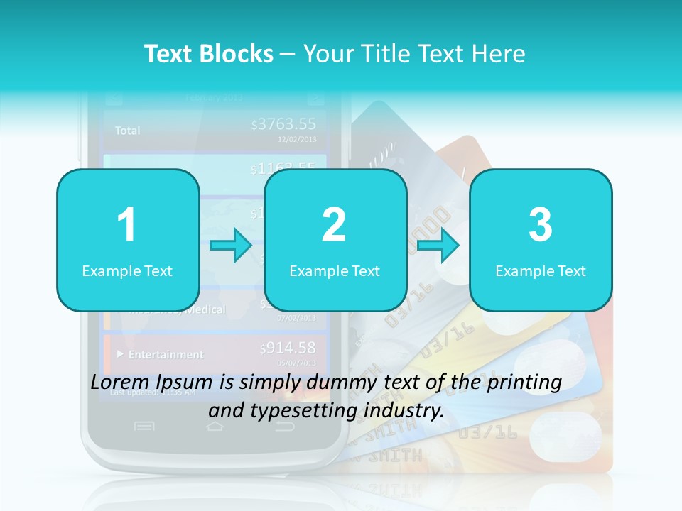 Financial Business White PowerPoint Template
