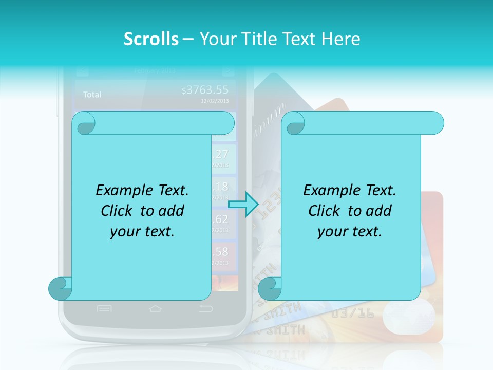 Financial Business White PowerPoint Template