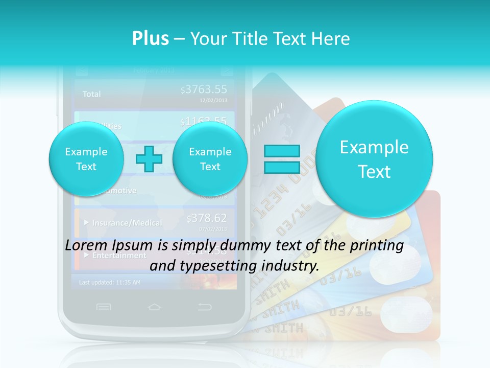 Financial Business White PowerPoint Template
