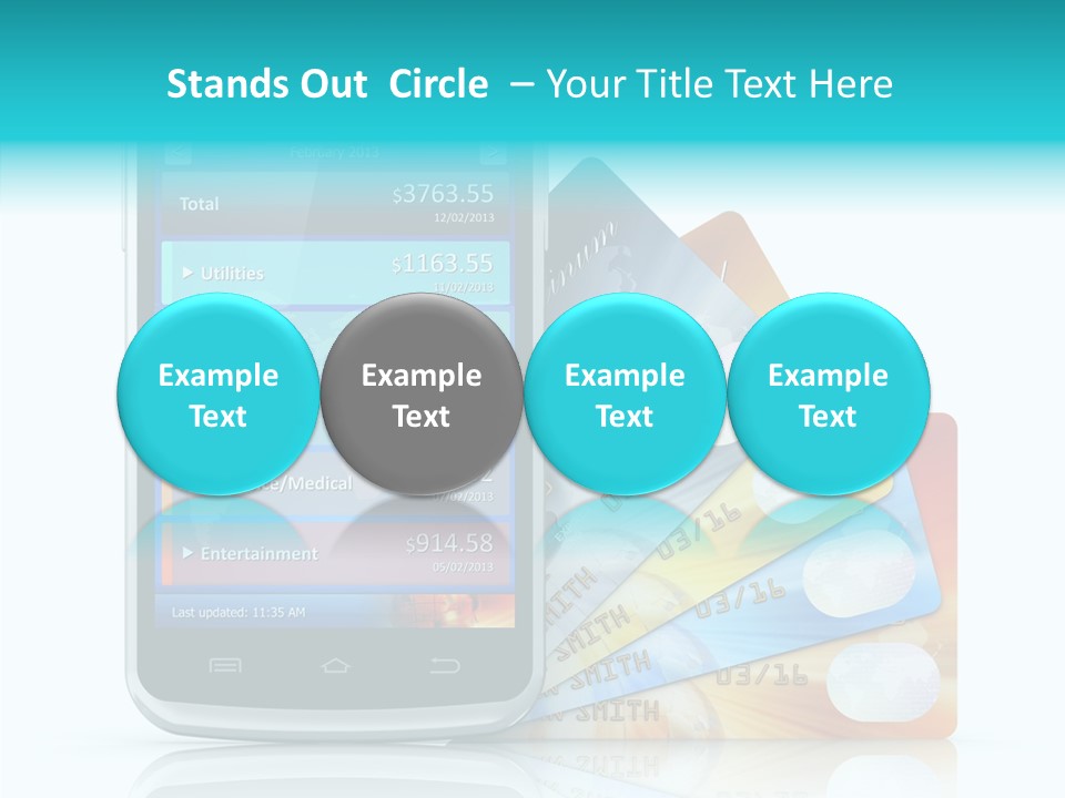 Financial Business White PowerPoint Template