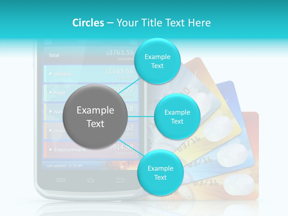 Financial Business White PowerPoint Template