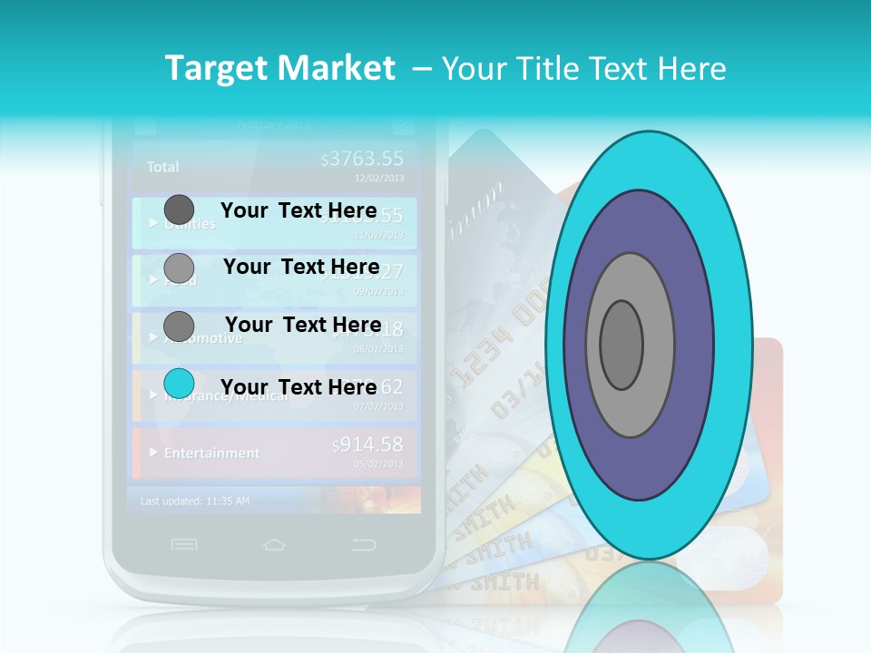 Financial Business White PowerPoint Template