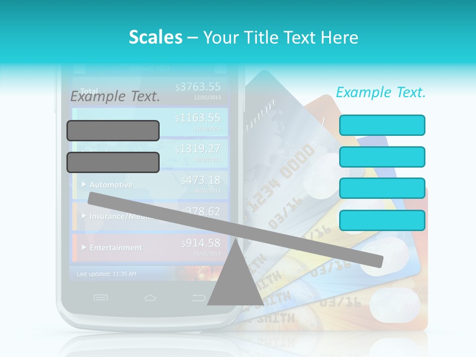 Financial Business White PowerPoint Template