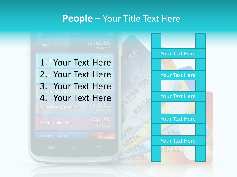 Financial Business White PowerPoint Template