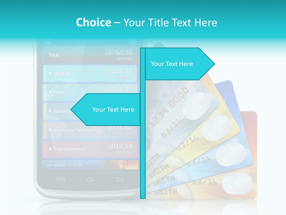 Financial Business White PowerPoint Template