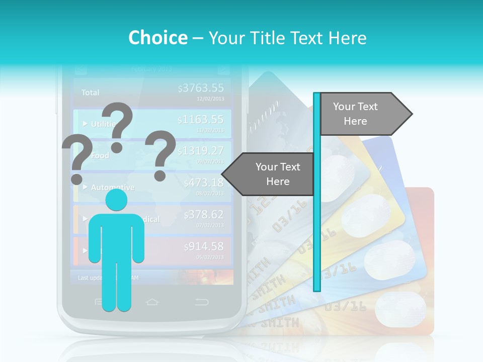 Financial Business White PowerPoint Template