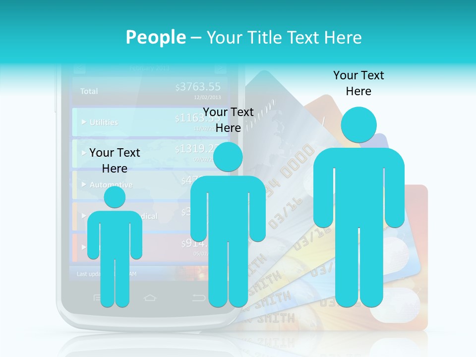 Financial Business White PowerPoint Template