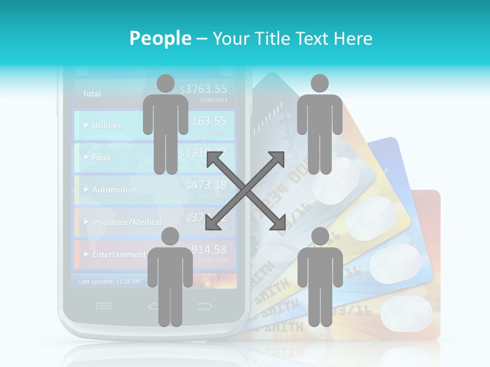 Financial Business White PowerPoint Template