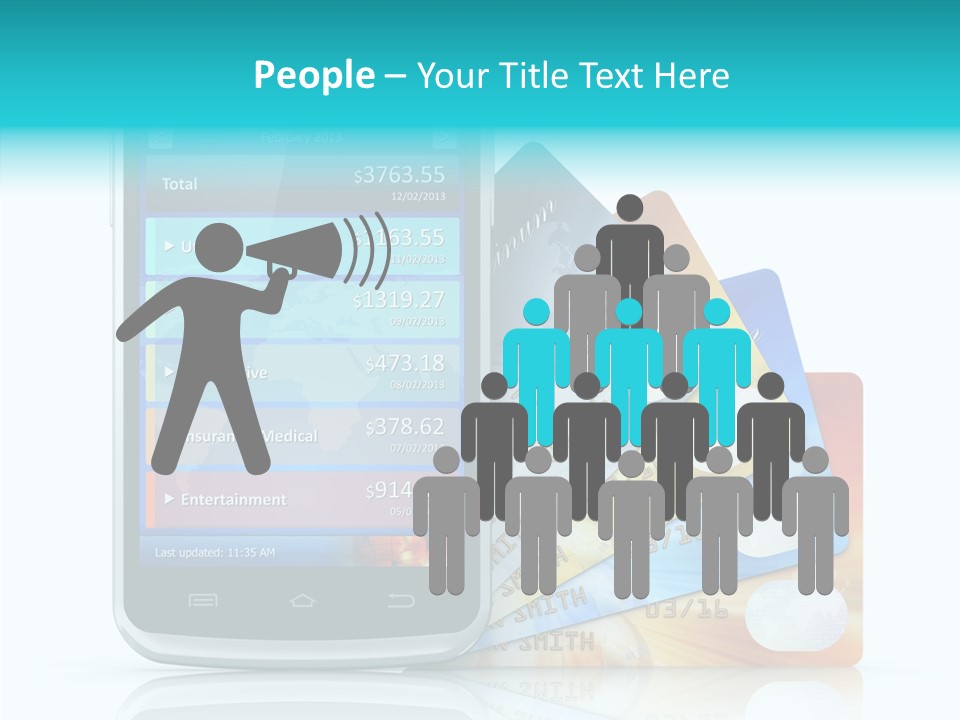 Financial Business White PowerPoint Template